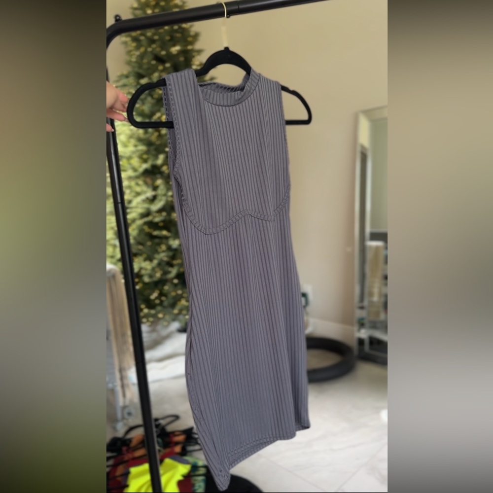 Gray body on dress plt